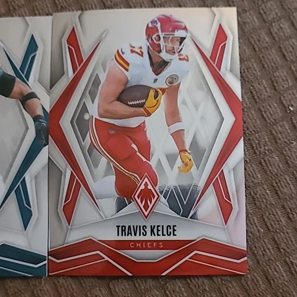 Saquon Barkley & Travis Kelce NFL Player Card Duo - 2025 Panini Phoenix - Picture 3 of 4